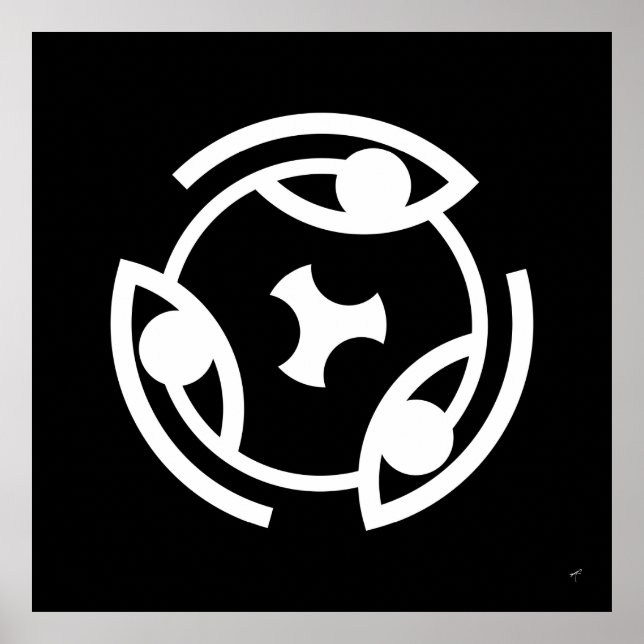 Póster Ojo De... Glifo circular - Poster (Frente)