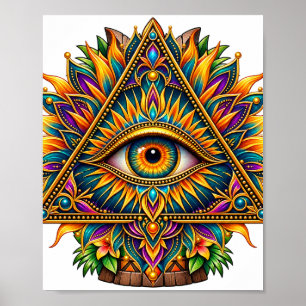 Póster Ojo de Helecho Dorado