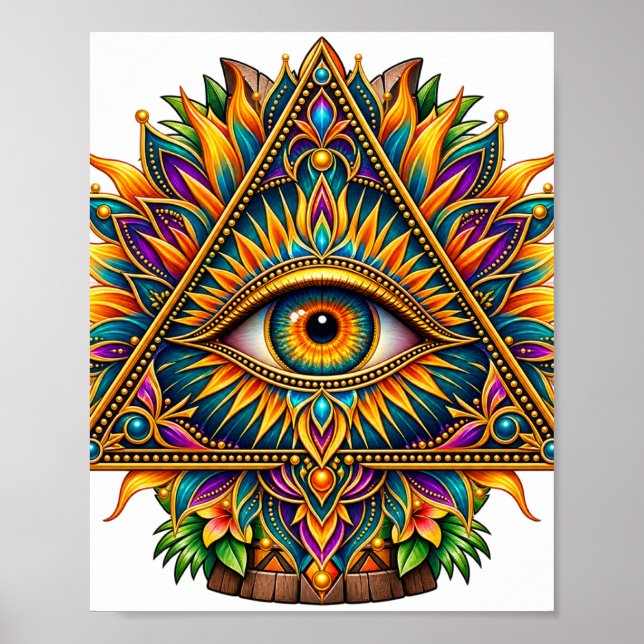 Póster Ojo de Helecho Dorado (Frente)