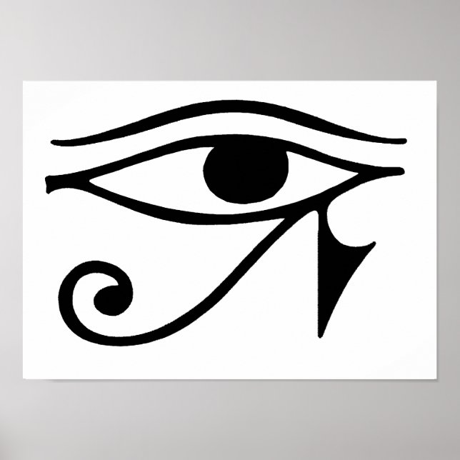 Póster ojo de horus (Frente)