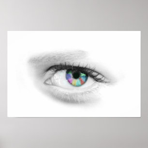 Póster Ojo de la mujer