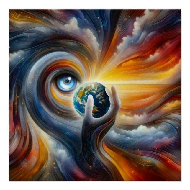 Póster Ojo de la tormenta (Anverso)