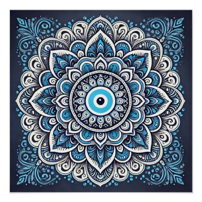 Póster ojo de maldad Ε (Anverso)