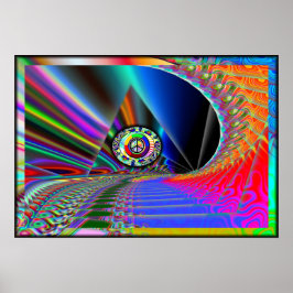 Póster Ojo del Poster de la Pirámide