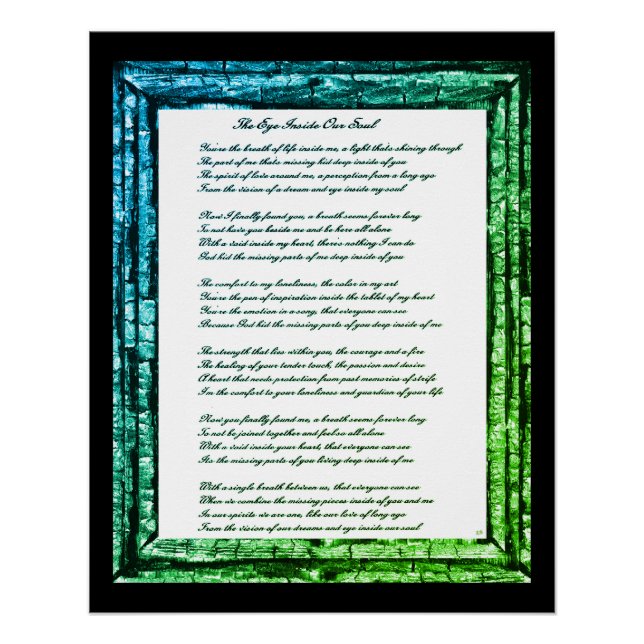 Póster Ojo dentro de nuestro alma (Anverso)