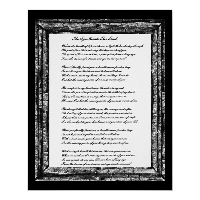 Póster Ojo dentro de nuestro alma (Anverso)