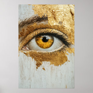 Póster Ojo dorado