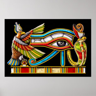 Póster Ojo Egipcio De Horus