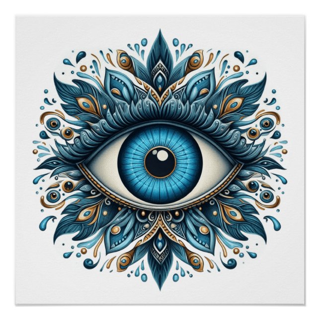 Póster Ojo malvado (Anverso)