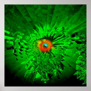 Póster Ojo psicodélico.....