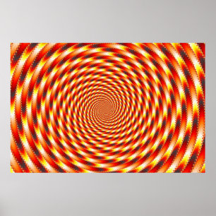 Póster Ojo Rojo - Fractal