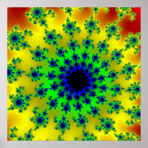 Póster Ojo verde del sol