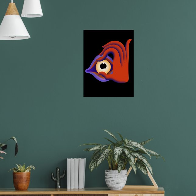 Póster ojos abiertos (Salón 1)