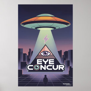 PÓSTER ¡OJOS CONCURAR LA MIRADA EN LA TIERRA LARGA!