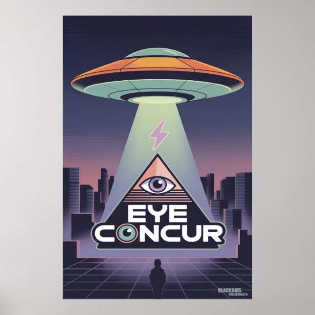 PÓSTER ¡OJOS CONCURAR LA MIRADA EN LA TIERRA LARGA! (Frente)