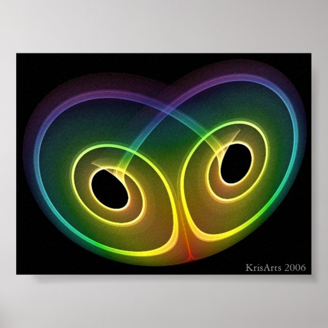 Póster ojos de arco iris (Frente)