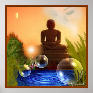 Póster Ojos de Buda