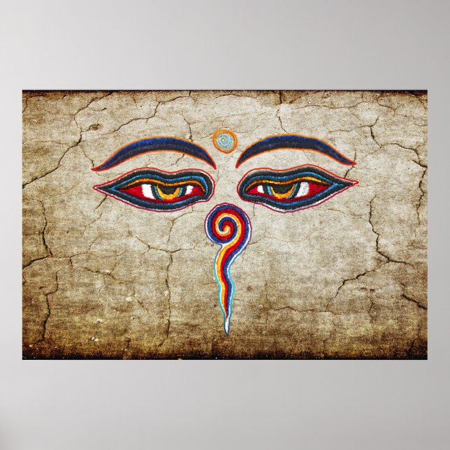 Póster Ojos De Buda / Augen der Weisheit (Frente)