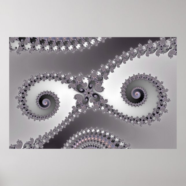 Póster Ojos de búho - Poster fractal (Frente)