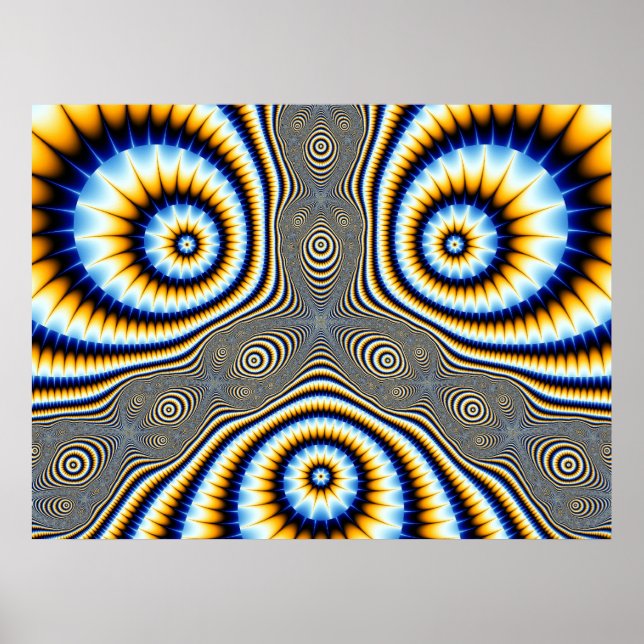 Póster Ojos de caos II (Frente)