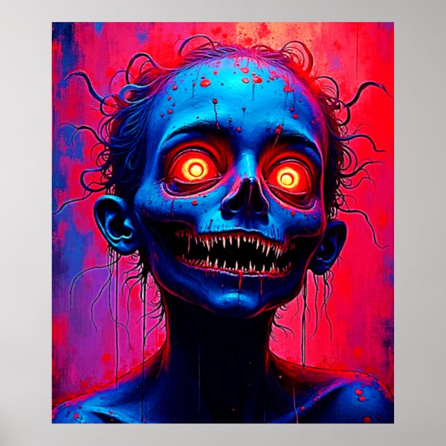 Póster Ojos de Crimson: Horrores mentales (Frente)