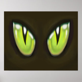 Póster Ojos de gato
