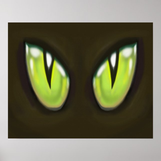 Póster Ojos de gato (Frente)