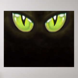 Póster Ojos de gato