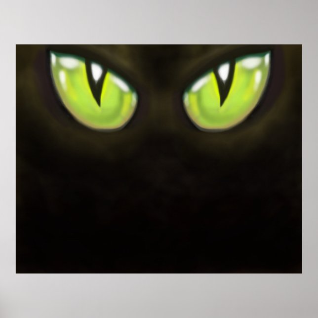 Póster Ojos de gato (Frente)