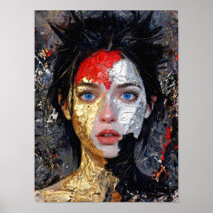 Póster Ojos de la brasa – “Retrato de brasas”