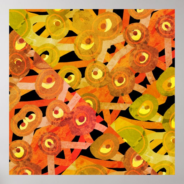 Póster Ojos De La Confusión Mundial (Frente)