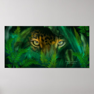 Póster Ojos de la jungla - Poster de arte/impresión Jagua