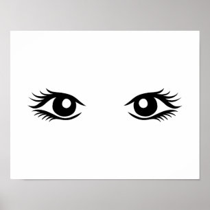 Póster Ojos de la mujer