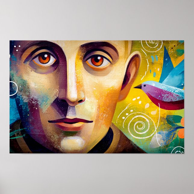 Póster Ojos de Sabiduría, Corazón de Asombro (Frente)