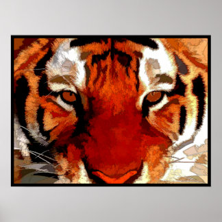 Póster Ojos de tigre