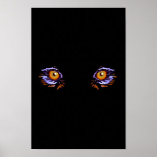 Póster Ojos de tigre