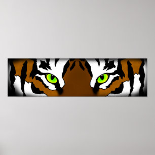 Póster Ojos de tigre (pequeños)