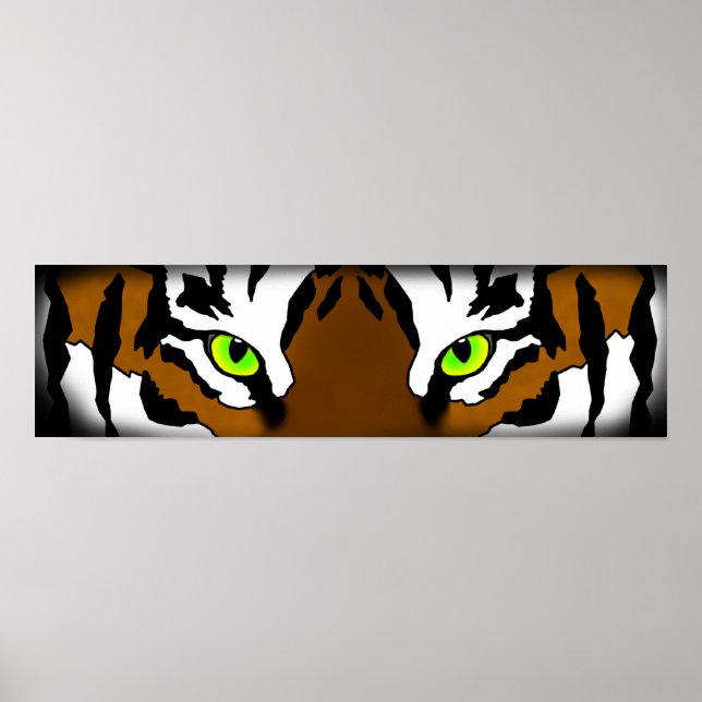 Póster Ojos de tigre (pequeños) (Frente)