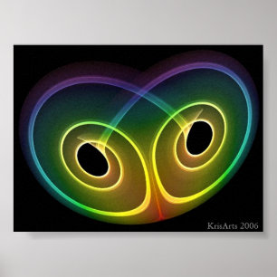 Póster ojos del arco iris