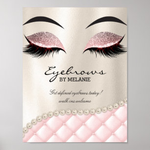 Póster Ojos del bonito del poster del maquillaje de la