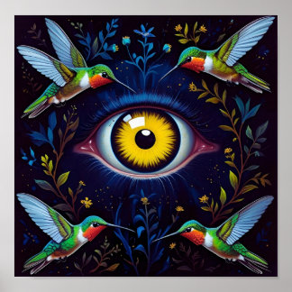 Póster Ojos en el cielo