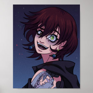 Póster Ojos fantasmales