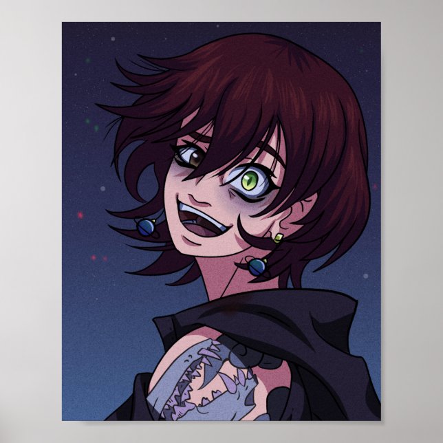 Póster Ojos fantasmales (Frente)