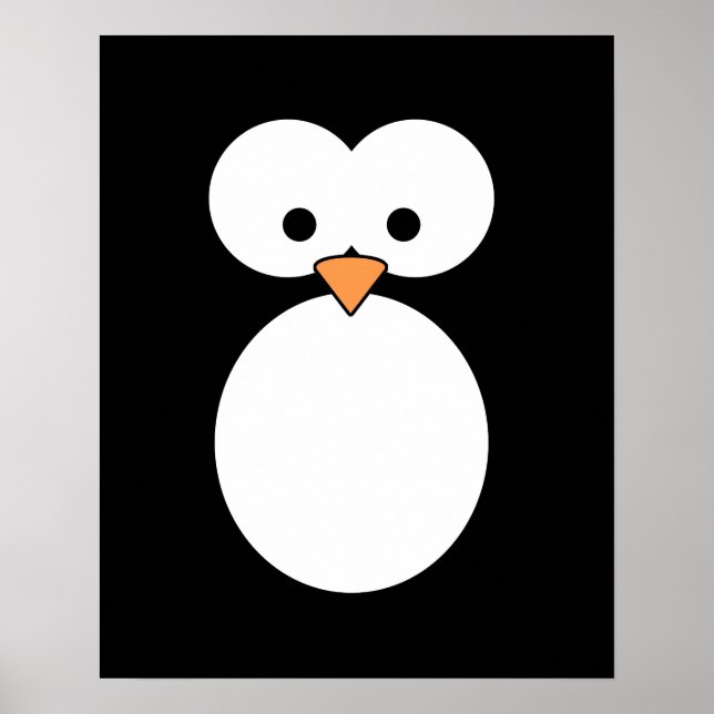 Póster Ojos pingüinos (Frente)