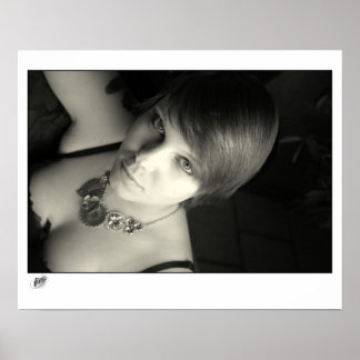 Póster Ojos y collar