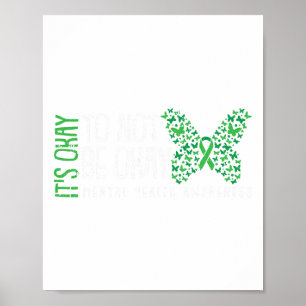 Póster Ok No Estar Bien Concienciación En Salud Mental Ma