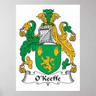 Póster O'Keefe Family Crest