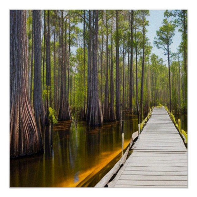 Póster Okefenokee Swamp (Anverso)