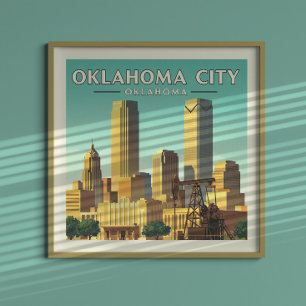 Póster Oklahoma City Oklahoma