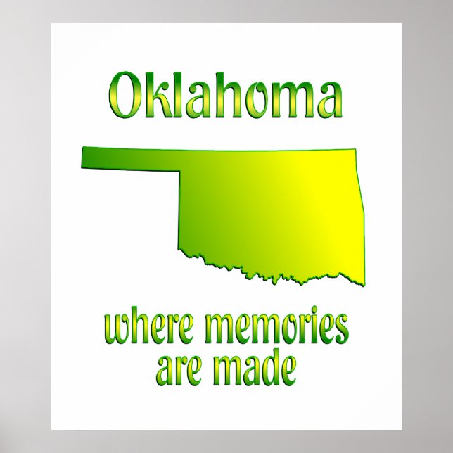 Póster Oklahoma Memories (Frente)